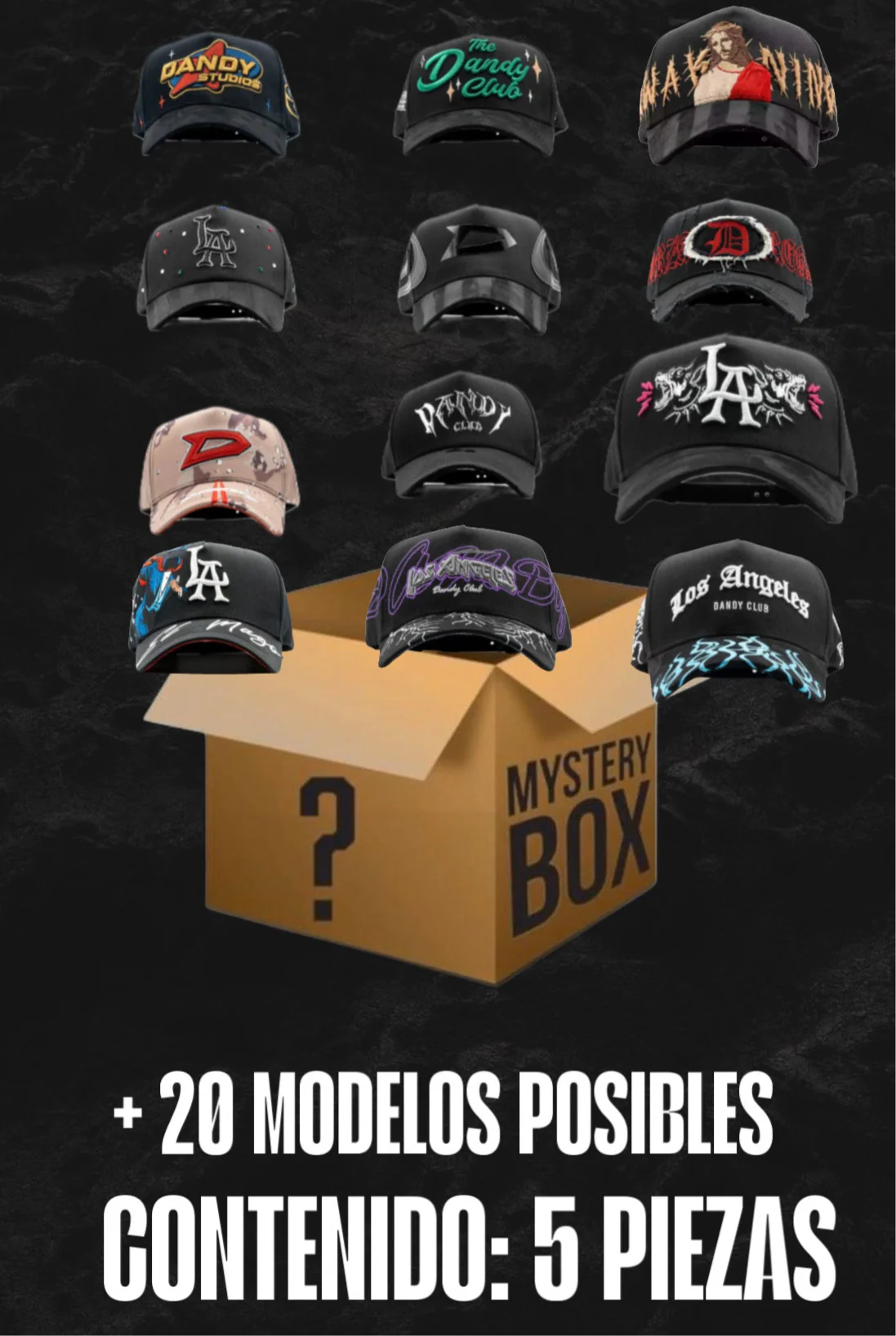 MYSTERY BOX DANDY HATS (5 PIEZAS)